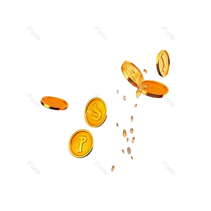 卡通图片,金币元素,美元PNG,粒子免抠素材